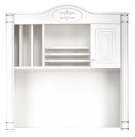 Шкаф книжный Art Flame Florencia White (DS370)