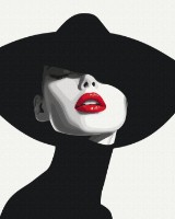 Картина по номерам Brushme Загадочная леди 40x50cm (BS54341)
