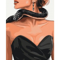 Tablou pe numere Brushme Grația șarpelui 40x50cm (BS54342)