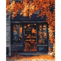 Картина по номерам Brushme Кафе на углу 40х50cm (BS54383)