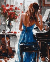 Картина по номерам Brushme Мелодичный момент (BS54067FC)