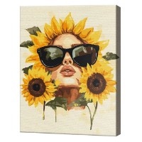 Картина по номерам Brushme Подсолнуховое настроение 40x50 cm (BS54309)