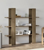 Стеллаж Trendy Ada Walnut 120x23x120cm GTR000511