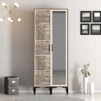 Шкаф Trendy Kumsal PR Walnut/White 201.4x47.5x80cm GTR001751