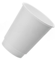 Set pahare de unică folosință AmbalajMarket DW White 10526 400ml 25pcs