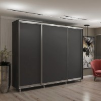 Шкаф-купе My-Style Chipboard 280x220x60 Anthracite (C28H2M02U01)