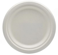 Набор одноразовых тарелок AmbalajMarket Bio White 2650 50pcs