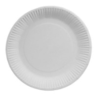 Набор одноразовых тарелок AmbalajMarket White 0454 100pcs