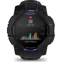 Смарт-часы Garmin Instinct 3 50mm AMOLED Black with Bolt Blue (010-03020-03)