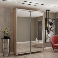 Dulap cu uşi glisante My-Style Mirror 190x230x60 Sonoma Oak (C19H3M03U03)