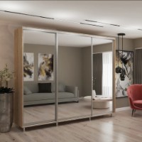 Шкаф-купе My-Style Mirror 260x200x60 Sonoma Oak (C26H0M03U03)