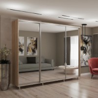 Шкаф-купе My-Style Mirror 280x210x60 Sonoma Oak (C28H1M03U03)