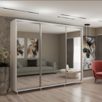 Шкаф-купе My-Style Mirror 260x210x60 White (C26H1M01U03)