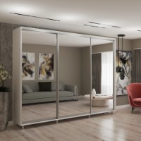 Шкаф-купе My-Style Mirror 290x210x60 White (C29H1M01U03)