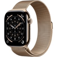 Curea Apple Watch 46mm Gold Milanese Loop S/M