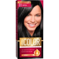Vopsea pentru păr Aroma Color 01 45 ml Black