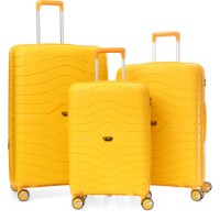 Комплект чемоданов CCS 5242 Set Yellow