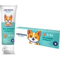 Детская зубная паста Astera Kids Ice Cream 2+ 65ml