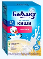 Молочная рисовая каша для детей Bellakt 4+ 200g