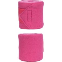 Bandaje fleece HKM Classic Set Of 4 Pink 300cm (13423)