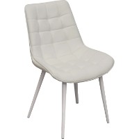 Scaun Deco Hans White PU Cosy 20/White Legs (SHNSPU-LJG-WHT20)