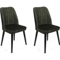 Scaun Trendy Alfa 432 Khaki/Black 90x50x49cm GTR006859 2pcs