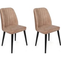 Scaun Trendy Alfa 433 Beige/Black 90x50x49cm GTR006860 2pcs