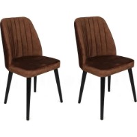 Scaun Trendy Alfa 436 Brown/Black 90x50x49cm GTR006862 2pcs