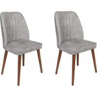 Scaun Trendy Alfa 468 Grey/Walnut 90x50x49cm GTR006871 2pcs