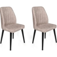 Scaun Trendy Alfa 469 Cream/Black 90x50x49cm GTR006872 2pcs