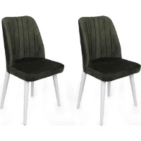 Scaun Trendy Alfa 492 Khaki/White 90x50x49cm GTR006873 2pcs