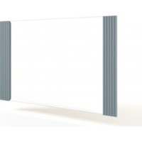 Зеркало ML-Mobila Вельвет №10 Крафт Белый/Лагуна Софт