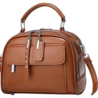 Geantă NovaBag Emily Dark Caramel