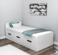 Кровать Trendy Akser White 90x190cm GTR007498
