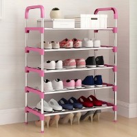 Обувница 4Life Soleo Inox/Pink