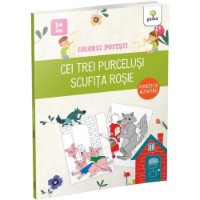 Раскраска для детей Gamma Colorez povesti. Cei trei purcelusi. Scufita Rosie (9786060563792)