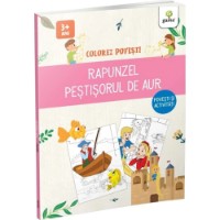 Carte de colorat pentru copii Gamma Colorez povesti. Rapunzel. Pestisorul de aur (9786060563815)