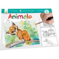 Carte de colorat pentru copii Gamma Primele mele picturi. Animale (9789731497891)