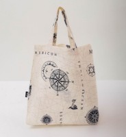 Geantă Ponti Gift Bag Map Beige