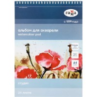 Скетчбук Gamma Watercolour А4/24p