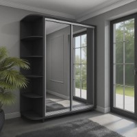 Шкаф-купе Arta Mobilei Armadio G1800 230x180x60 Anthracite