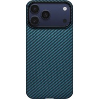 Чехол Pitaka Ultra-Slim Case for iPhone 17 Pro Max Black/Blue (KI1706BPM)