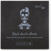 Скетчбук SMLT Black 9x9cm 32pcs 170g (FB-32(170)/BLACK/9)