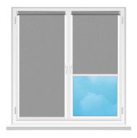 Рулонные шторы Msrolls Mat Blackout B1090 Dark Grey 0.65x1.70m