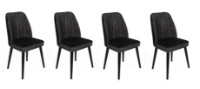 Scaun Trendy Alfa 437 Anthracit/Black 90x50x49cm GTR006788 4pcs