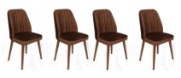 Scaun Trendy Alfa 466 Brown/Walnut 90x50x49cm GTR006794 4pcs