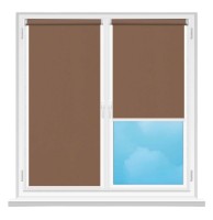 Рулонные шторы Msrolls Mat Sun S1180 Light Brown 0.90x1.70m