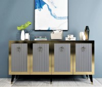 Тумба Trendy Bare Anthracit/Gold 150x80x40cm GTR006314