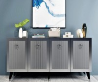 Тумба Trendy Bare Anthracit/Silver 150x80x40cm GTR006315