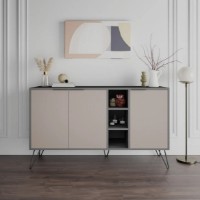 Тумба Trendy Clara Anthracit/Light Mocha 142x83x35cm GTR001132